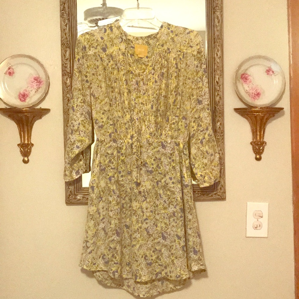 Anthropologie “Maeve” drawstring dress